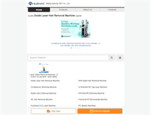 Tablet Screenshot of ipllaser-beautyequipments.com